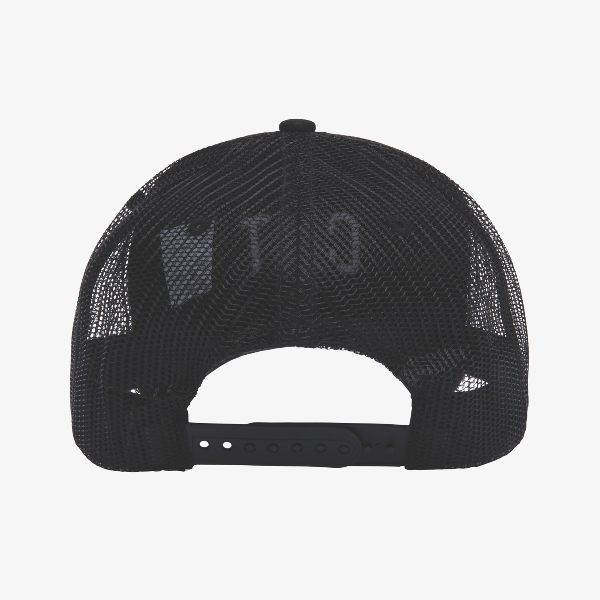 Cap Raised Logo Mesh black