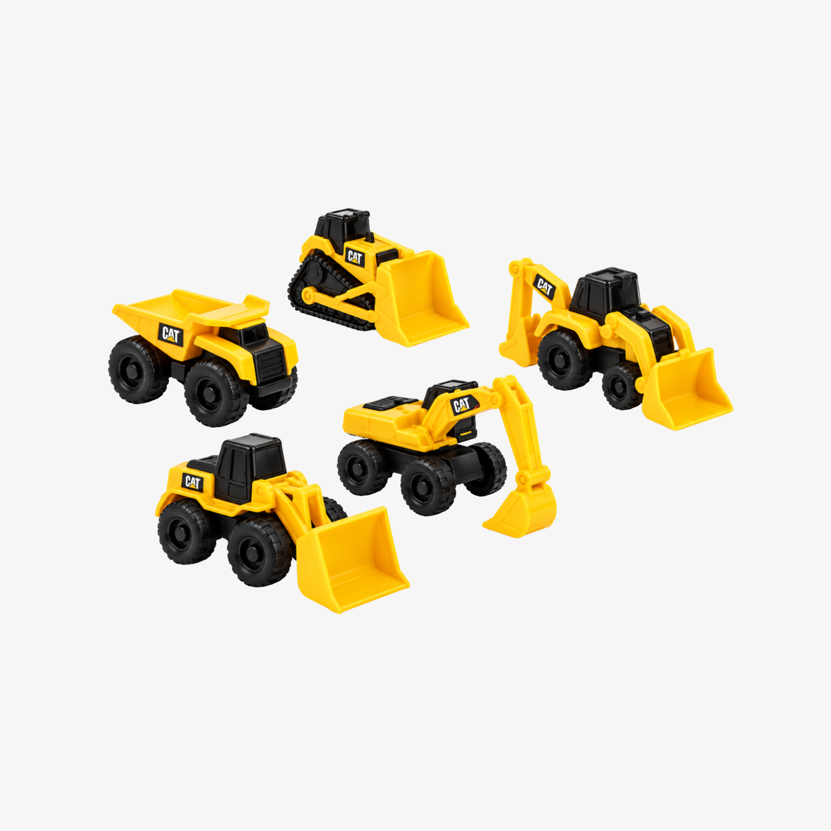 Cat® 5er Set Mini Baufahrzeuge