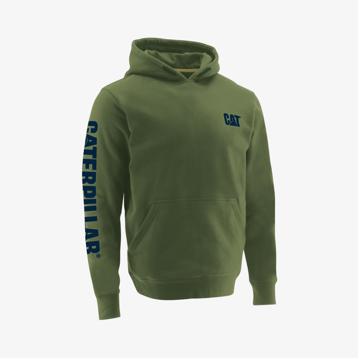 Hoodie Trademark Banner olive