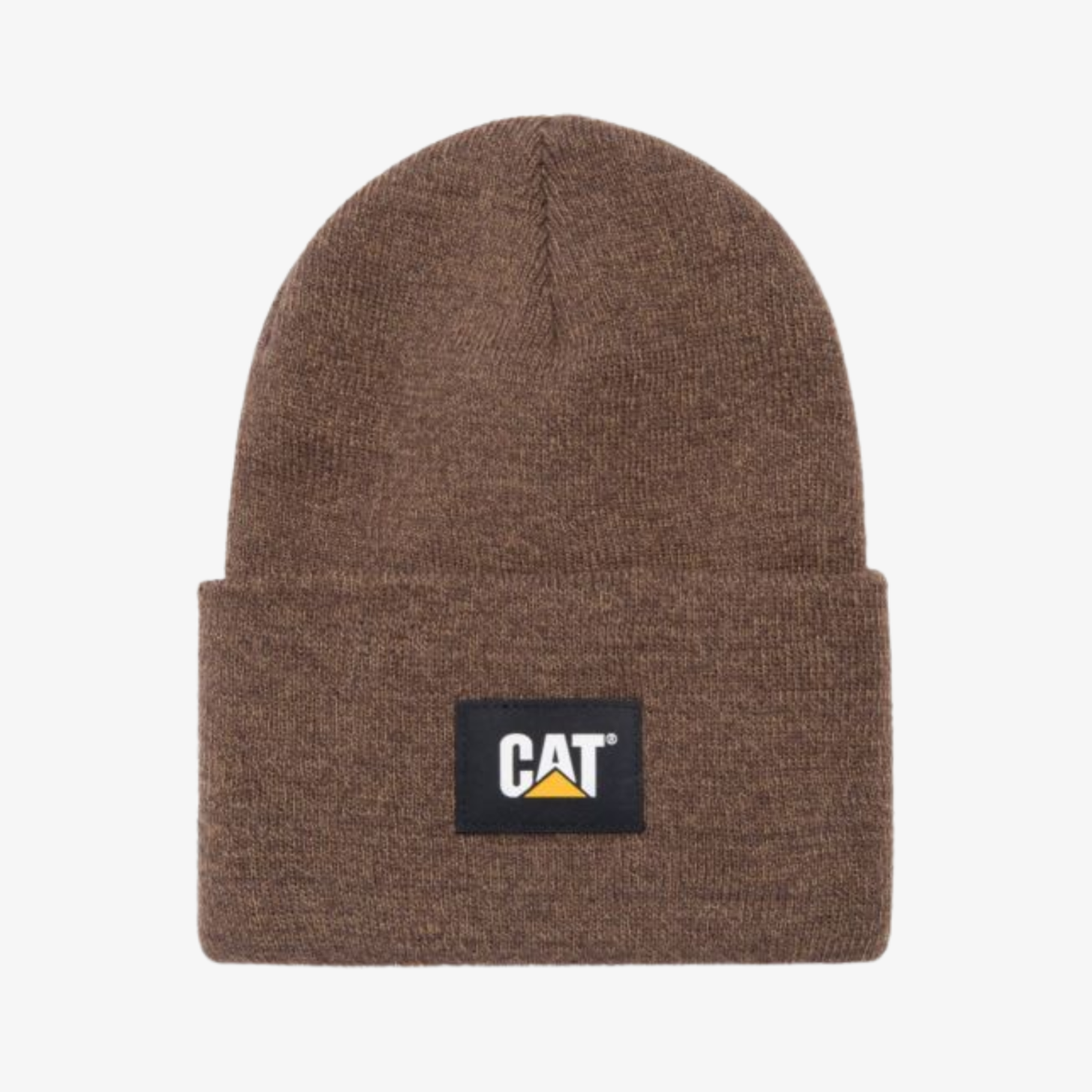 Beanie Label Cuff braun