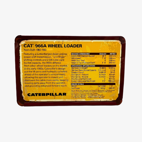 Cat® 966A Wheel Loader Vintage