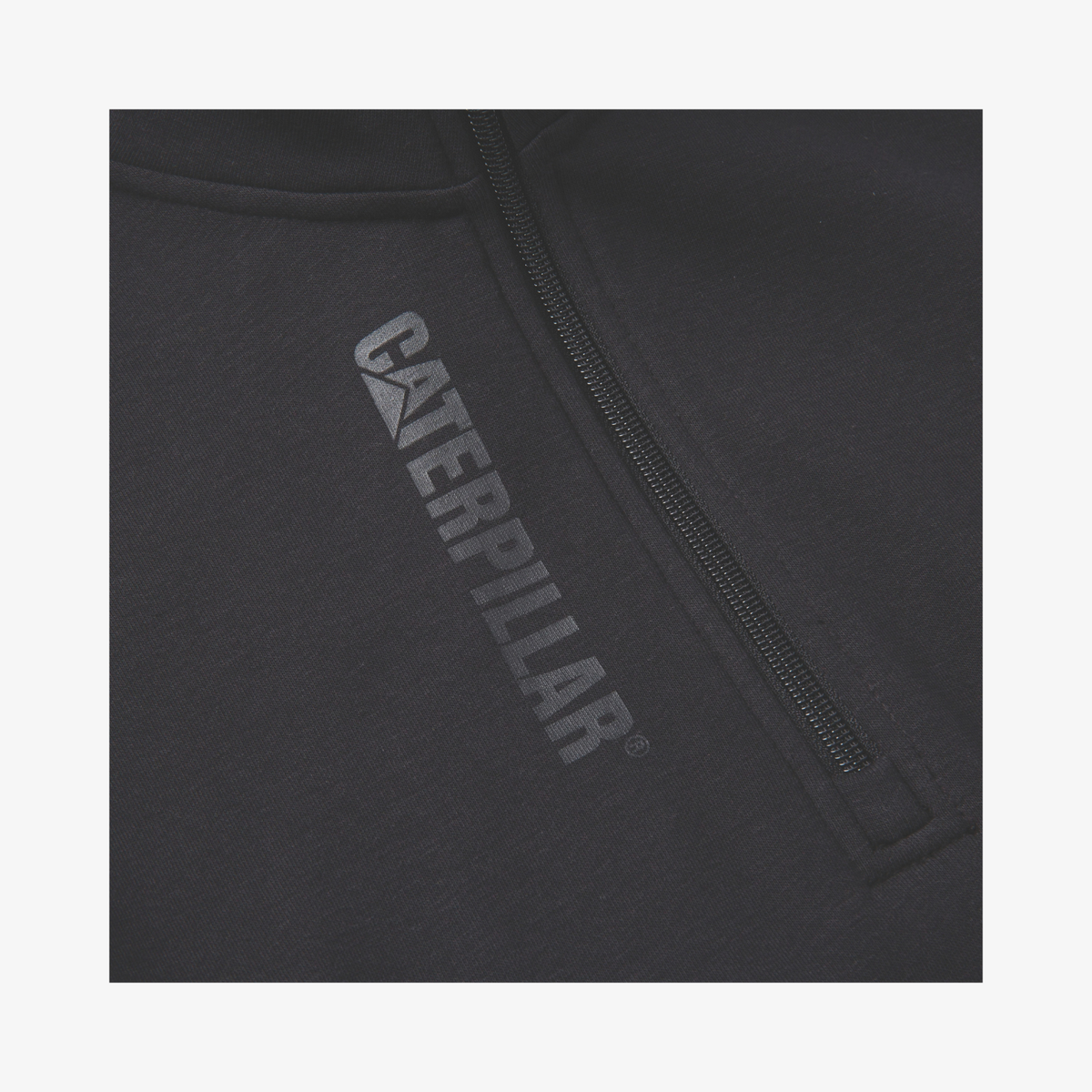 Midweight Quarter Zip Sweatshirt schwarz