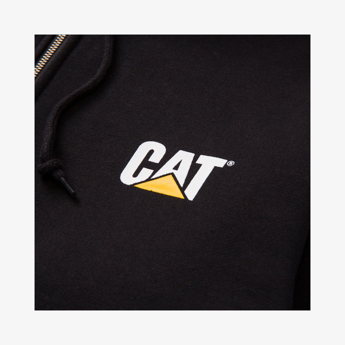 Full Zip Hoodie schwarz