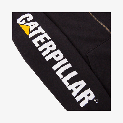 Full Zip Hoodie schwarz