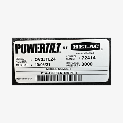 PowerTilt Schwenkantrieb PTA-4.5