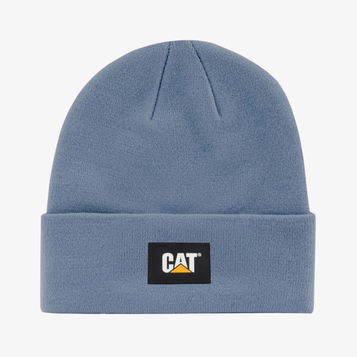 Beanie Label Cuff hellblau