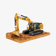 Cat® 320F Weathered Excavator