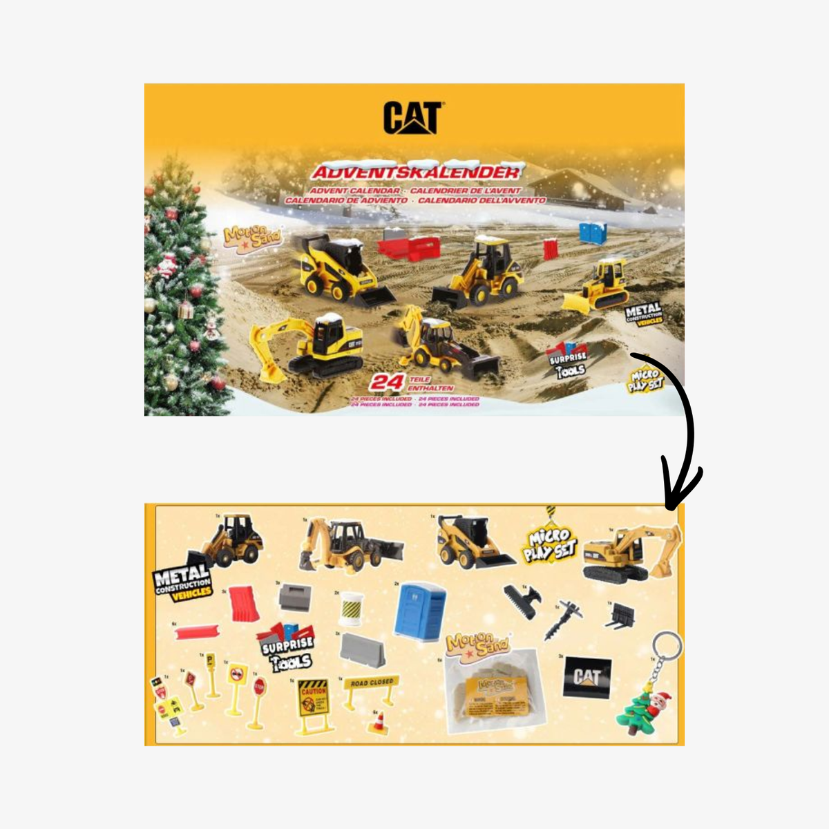 Cat® Adventskalender Micro Machines Kids
