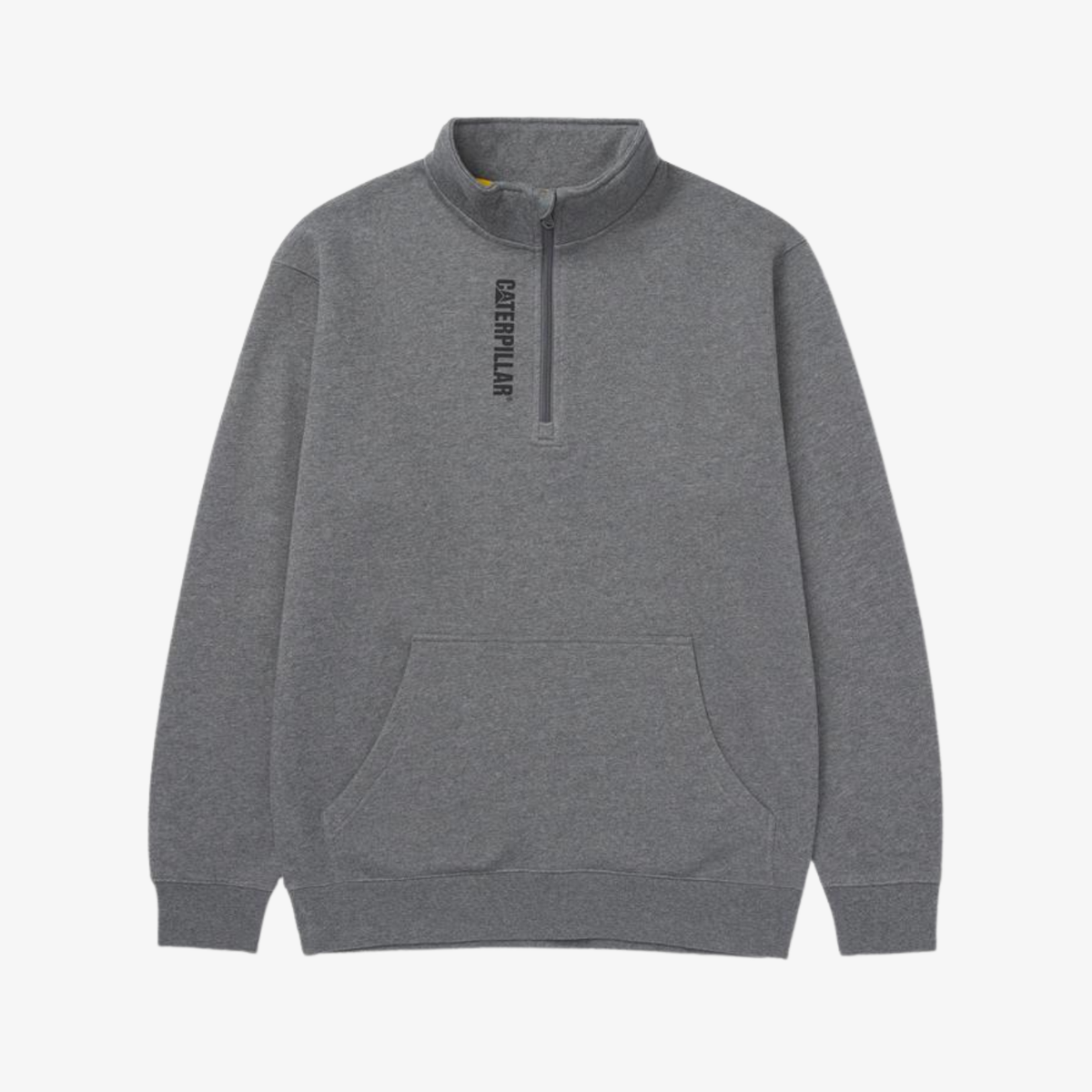 Midweight Quarter Zip Sweater grau