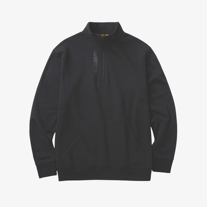 Midweight Quarter Zip Sweatshirt schwarz