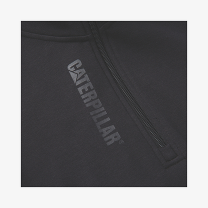 Midweight Quarter Zip Sweatshirt schwarz