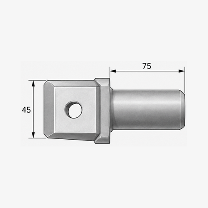 Flachzahn Adapter Inverse FZAI 72