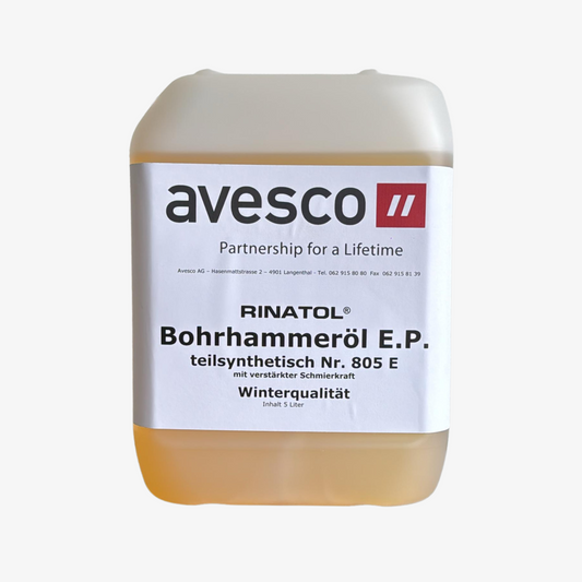Huile d'hiver pour marteau pneumatique